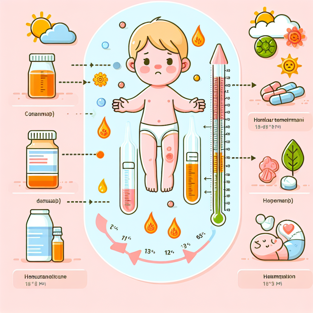 아기 열날 때 해열제 복용량과 체온 변화에 대한 안내