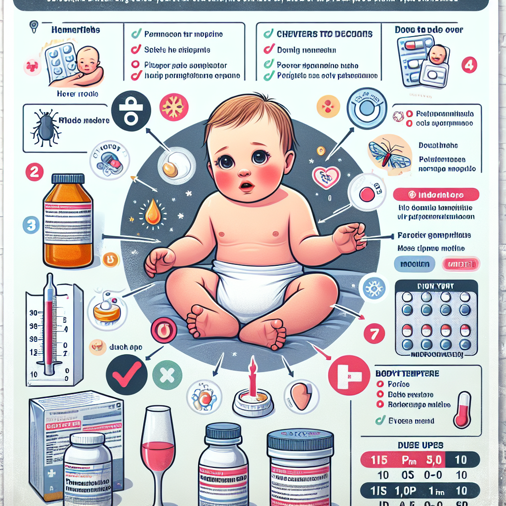 아기의 해열제 복용량과 체온 조절 방법에 대해 알아보기