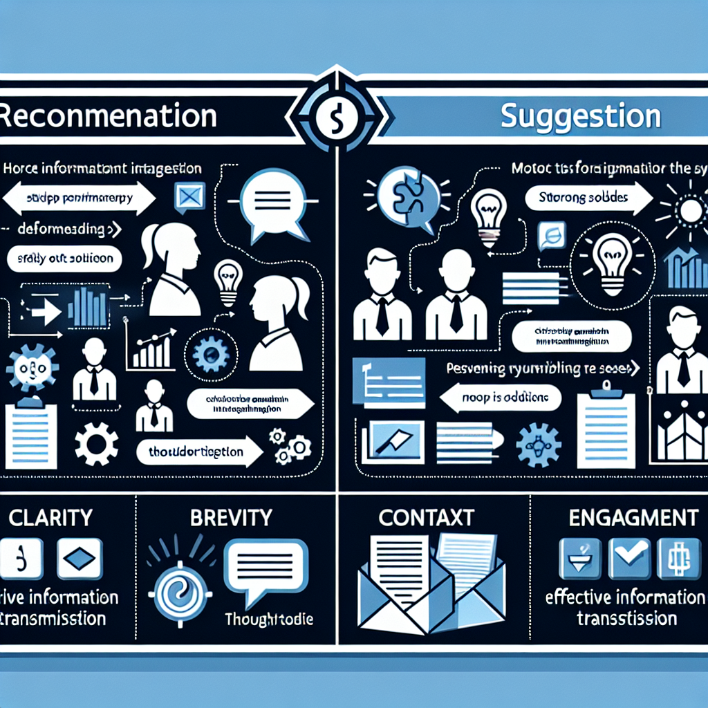 추천과 권장의 차이, 효과적인 정보 전달을 위한 팁은?
