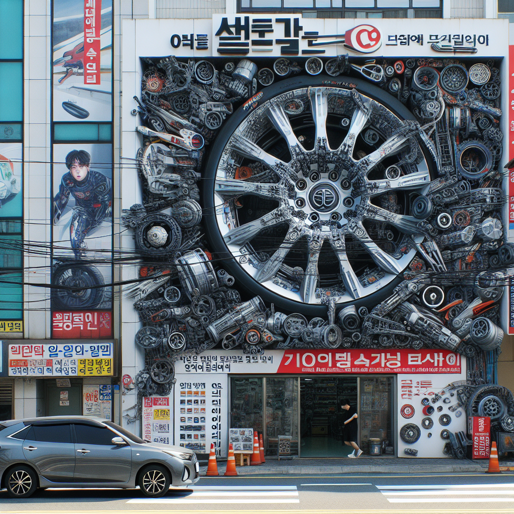 용인 휠 09, 휠 전문 수리와 도색을 맡길 수 있는 정비소