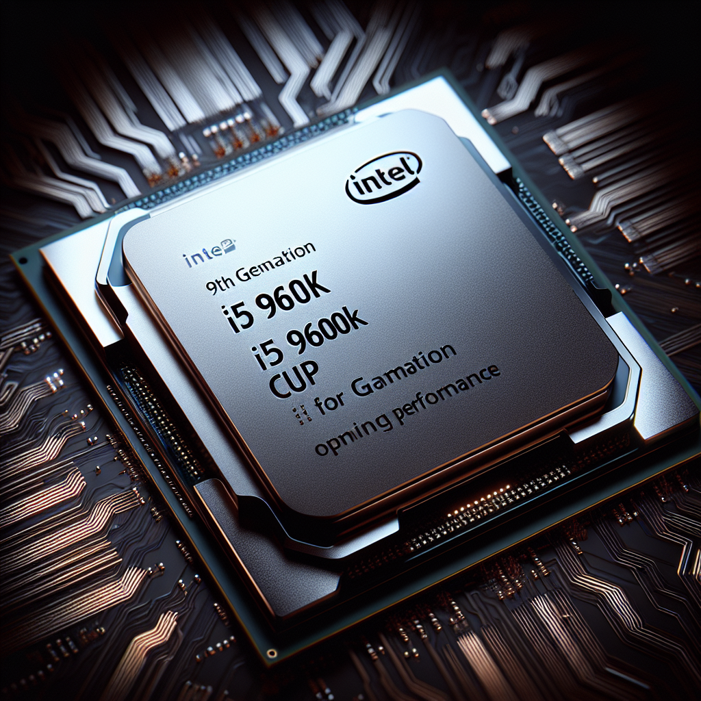 I5 9600K, 게이밍에 최적화된 인텔 9세대 CPU