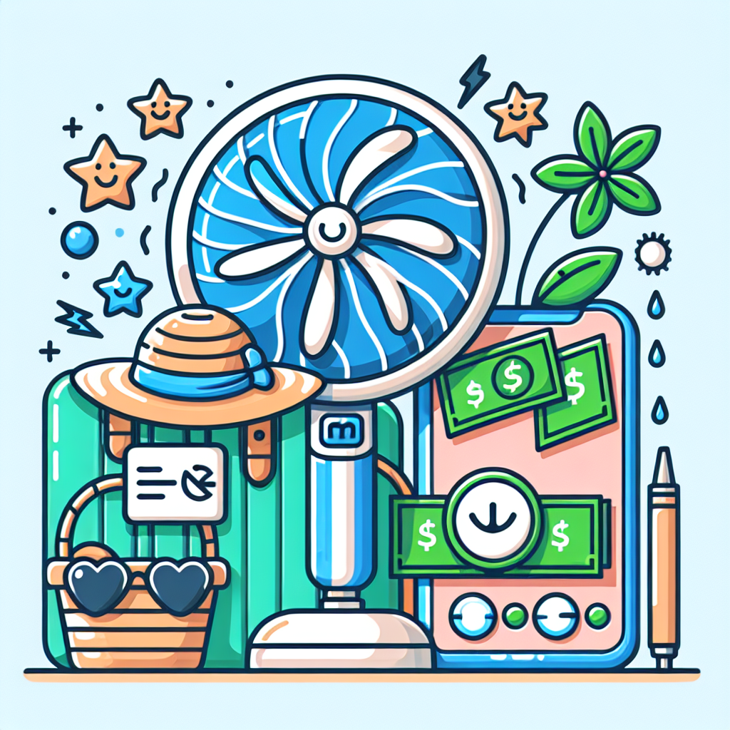 휴대용 선풍기 추천, 여름 외출 시 시원함을 챙기는 가성비템